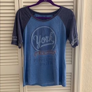 York Peppermint Pattie Baseball Tee